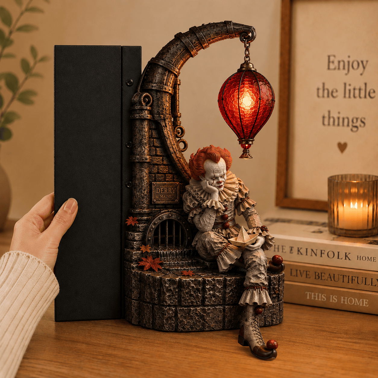 Premium PNW Bookshelf Figurines Lamp NTNA