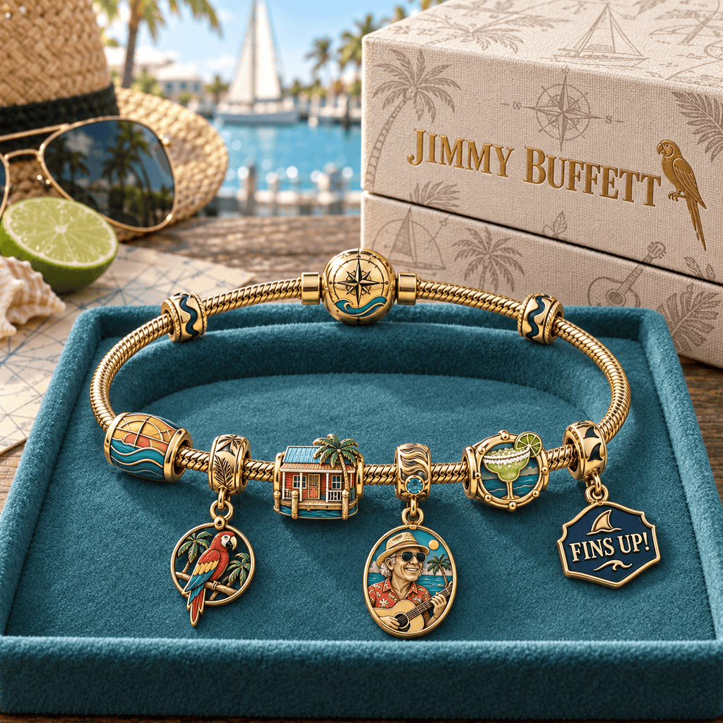 JBT Gold Charm Bracelet Set HQH