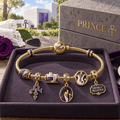 PRCE Gold Charm Bracelet Set HQH