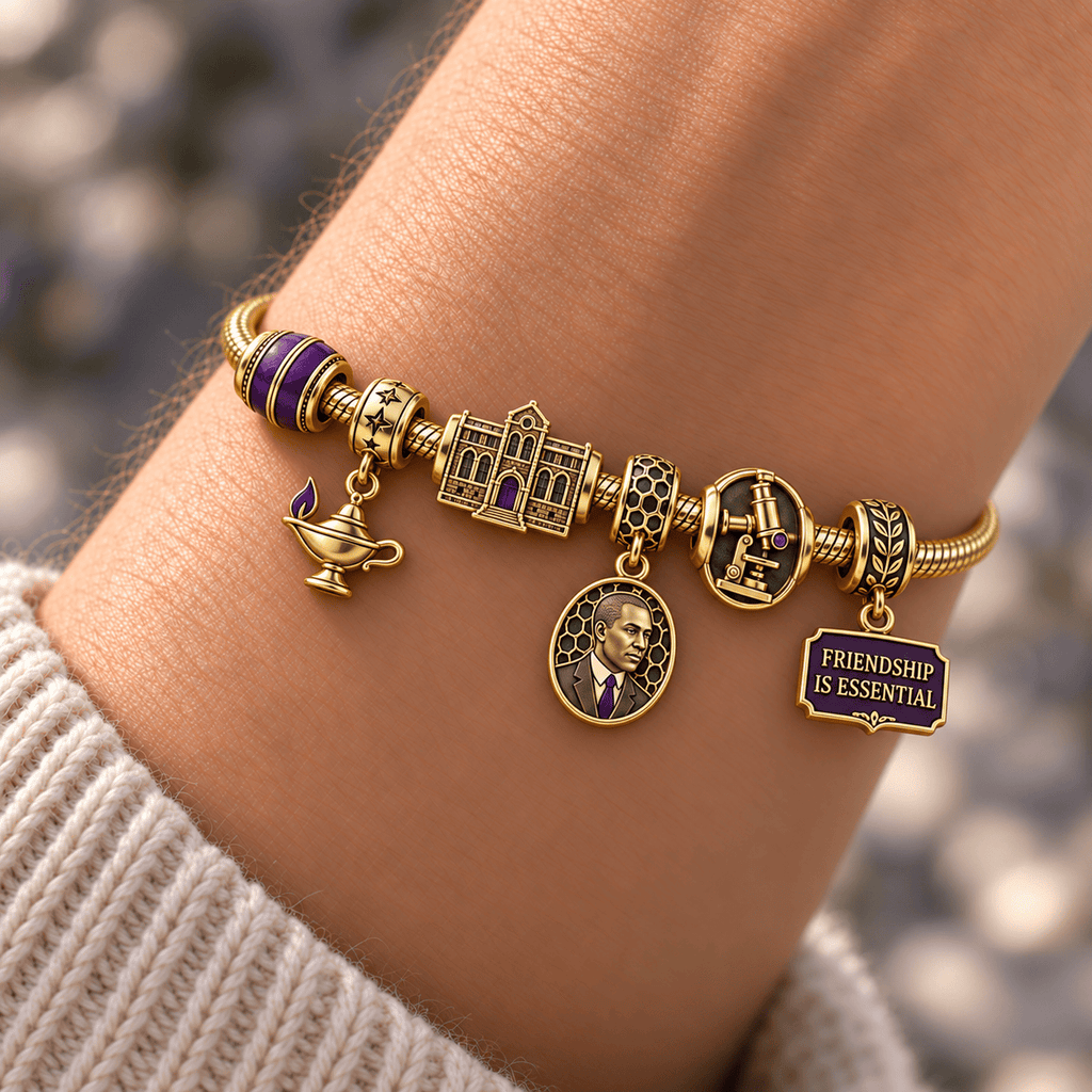 OMPP Gold Charm Bracelet Set HQH