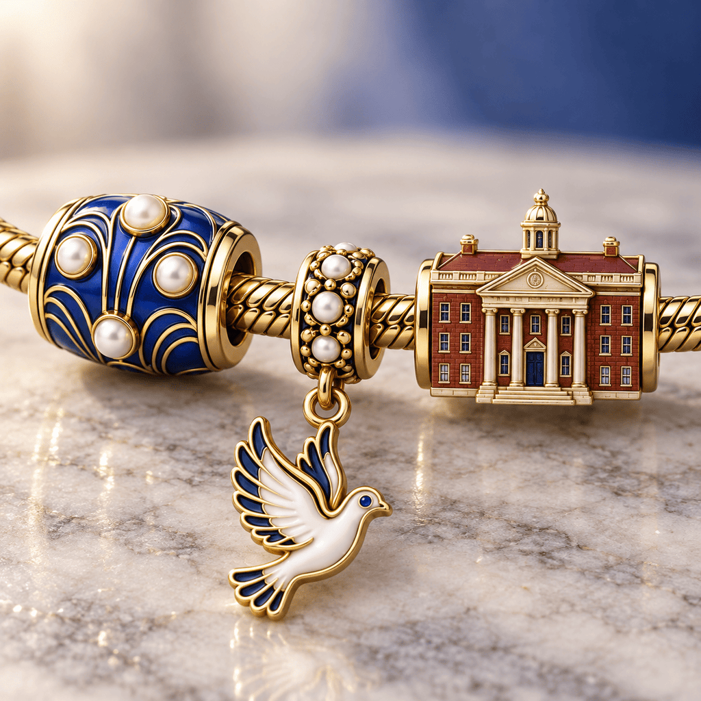 ZPB Gold Charm Bracelet Set HQH