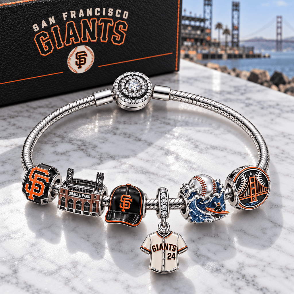 SFG Silver Charm Bracelet Set PTT