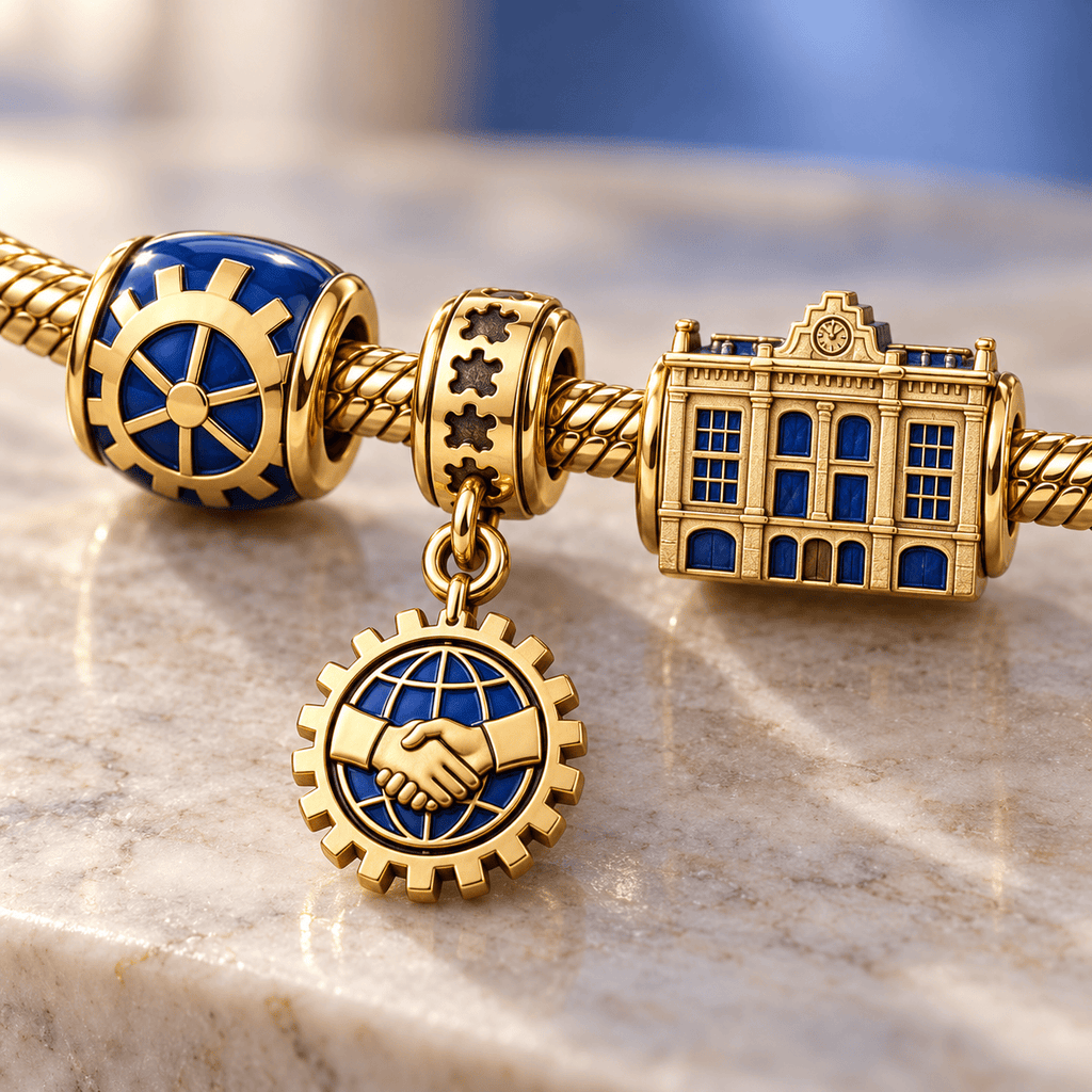 ROTI Gold Charm Bracelet Set HQH