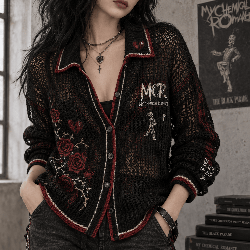 MCR Women’s Open-Knit Cardigan DNBN