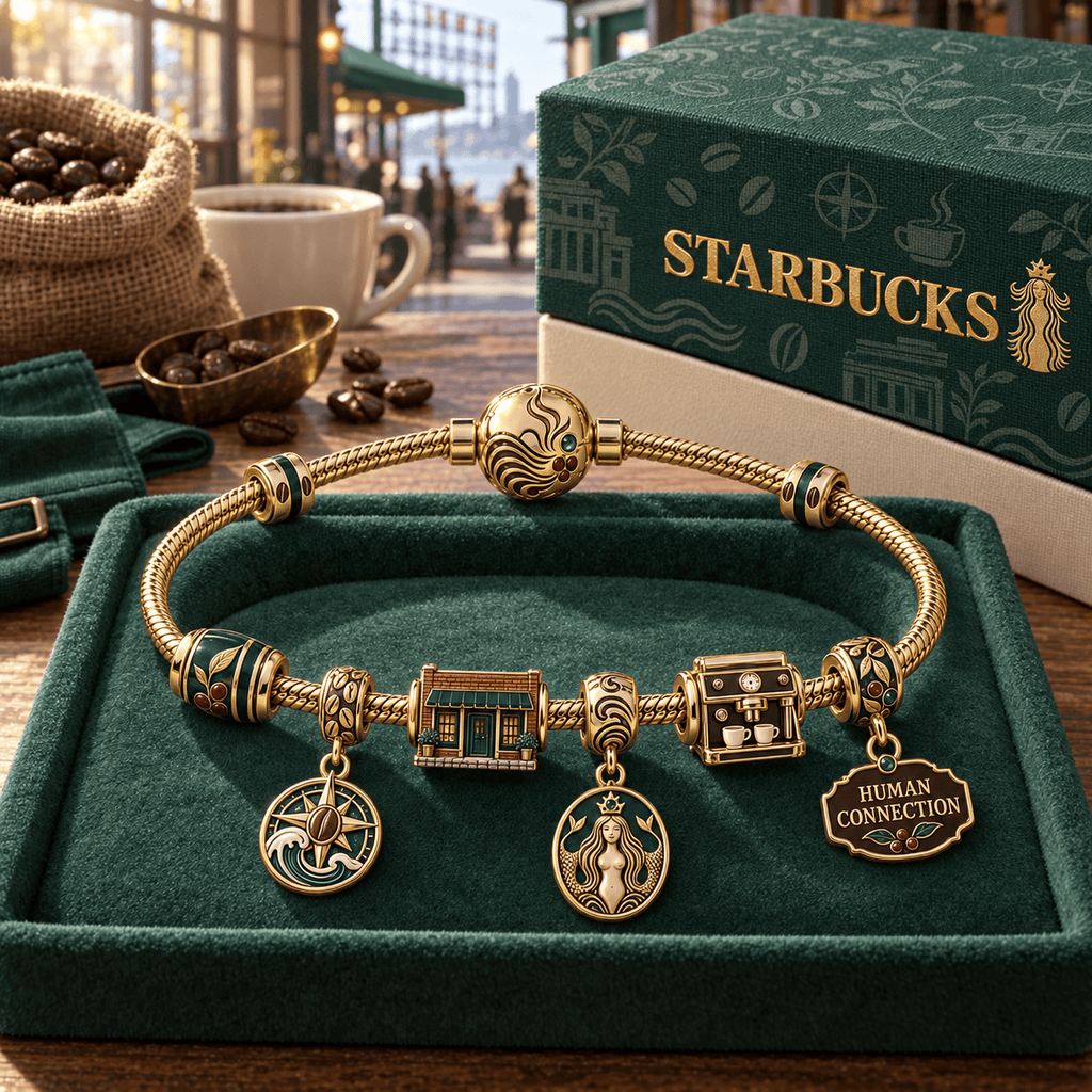 STBK Gold Charm Bracelet Set HQH