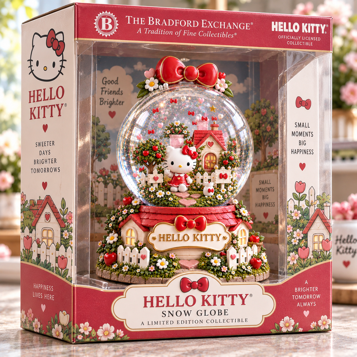 HLKT Premium Sculpted Collector Water Globe NTNA