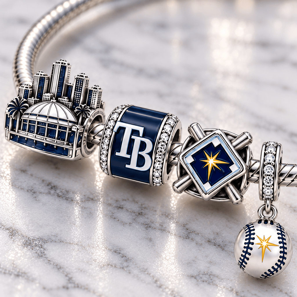 TPBR Silver Charm Bracelet Set PTT