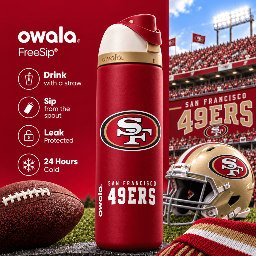 SF49 Owala Water Bottle NHVH