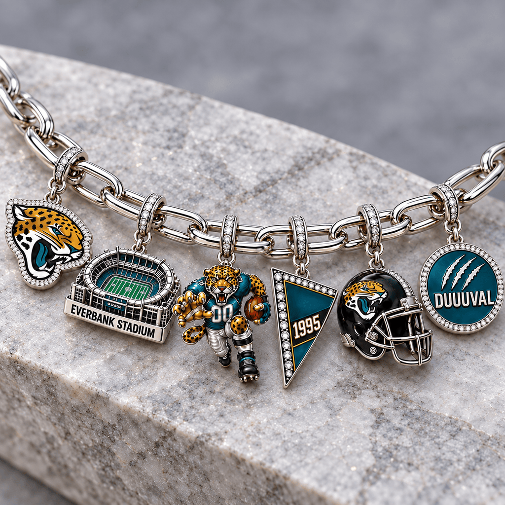 JSVJ Silver Charm Bracelet Set NTVA