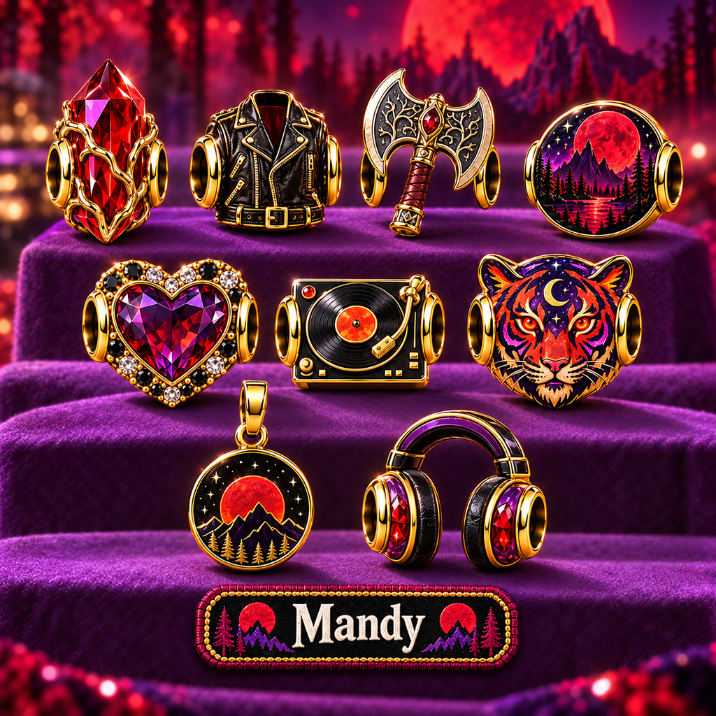 MAN Gold Charm Set PNPA